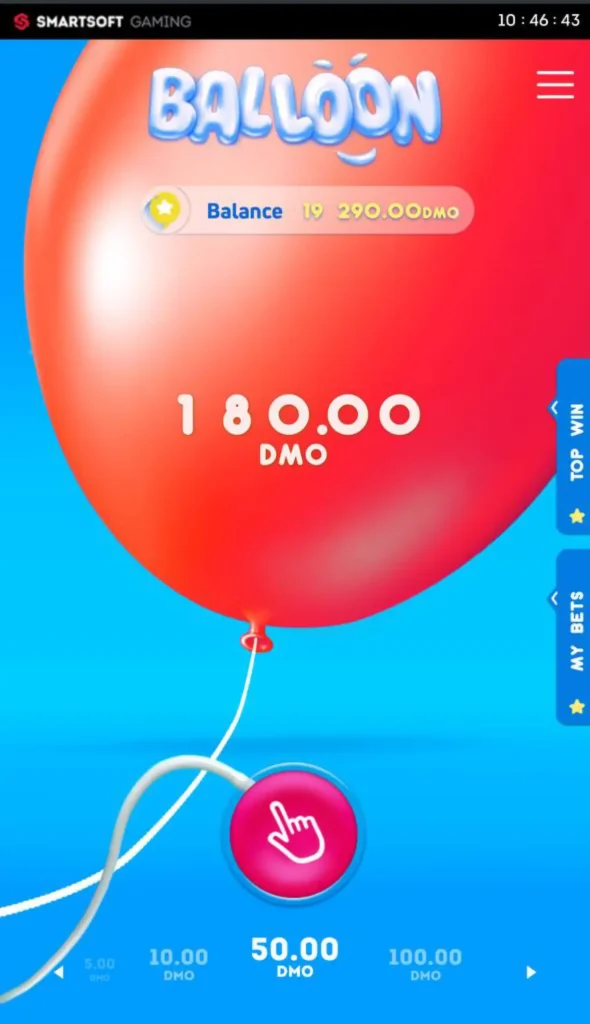Balloon demo mode in crash slot available for free play Balloon demo mode in crash slot available for free play