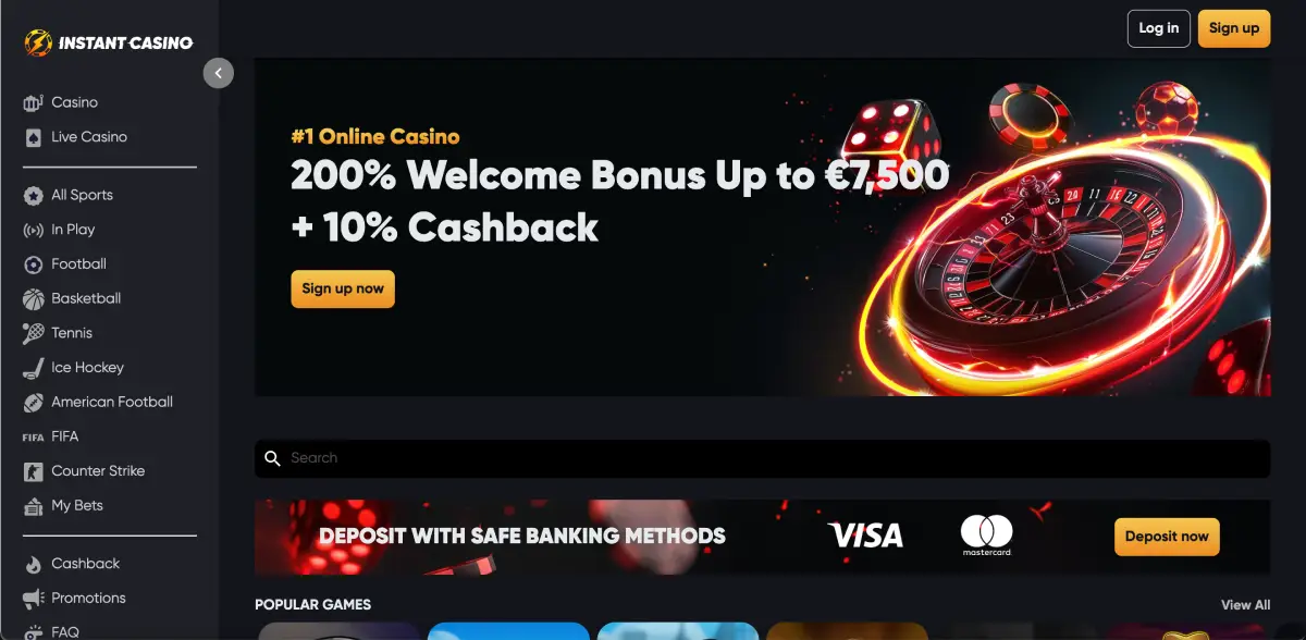 Bono de Instant Casino con acceso a Balloon